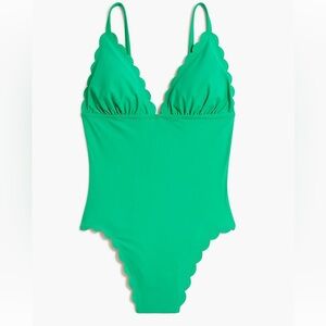 NWT J.Crew Scalloped Swimsuit